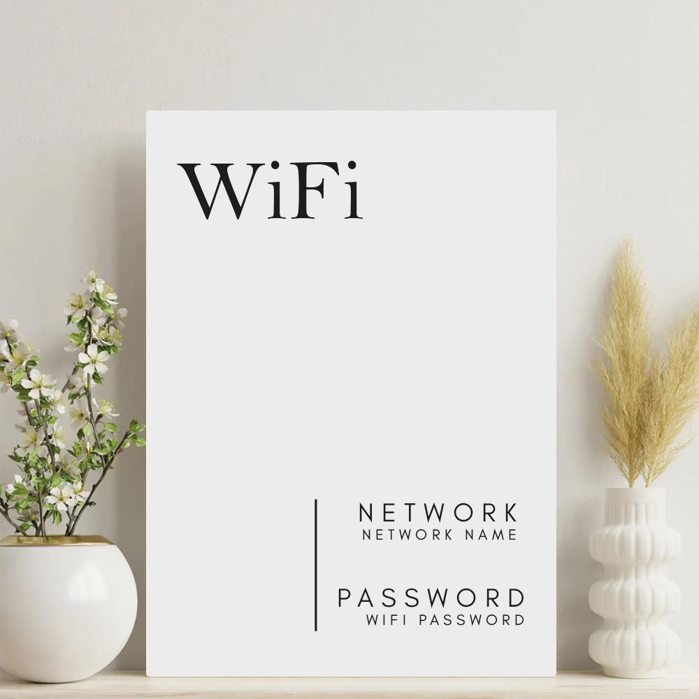 Label2X B.V. Wifi bordje Wifi bordje woonaccessoires homedecoratie