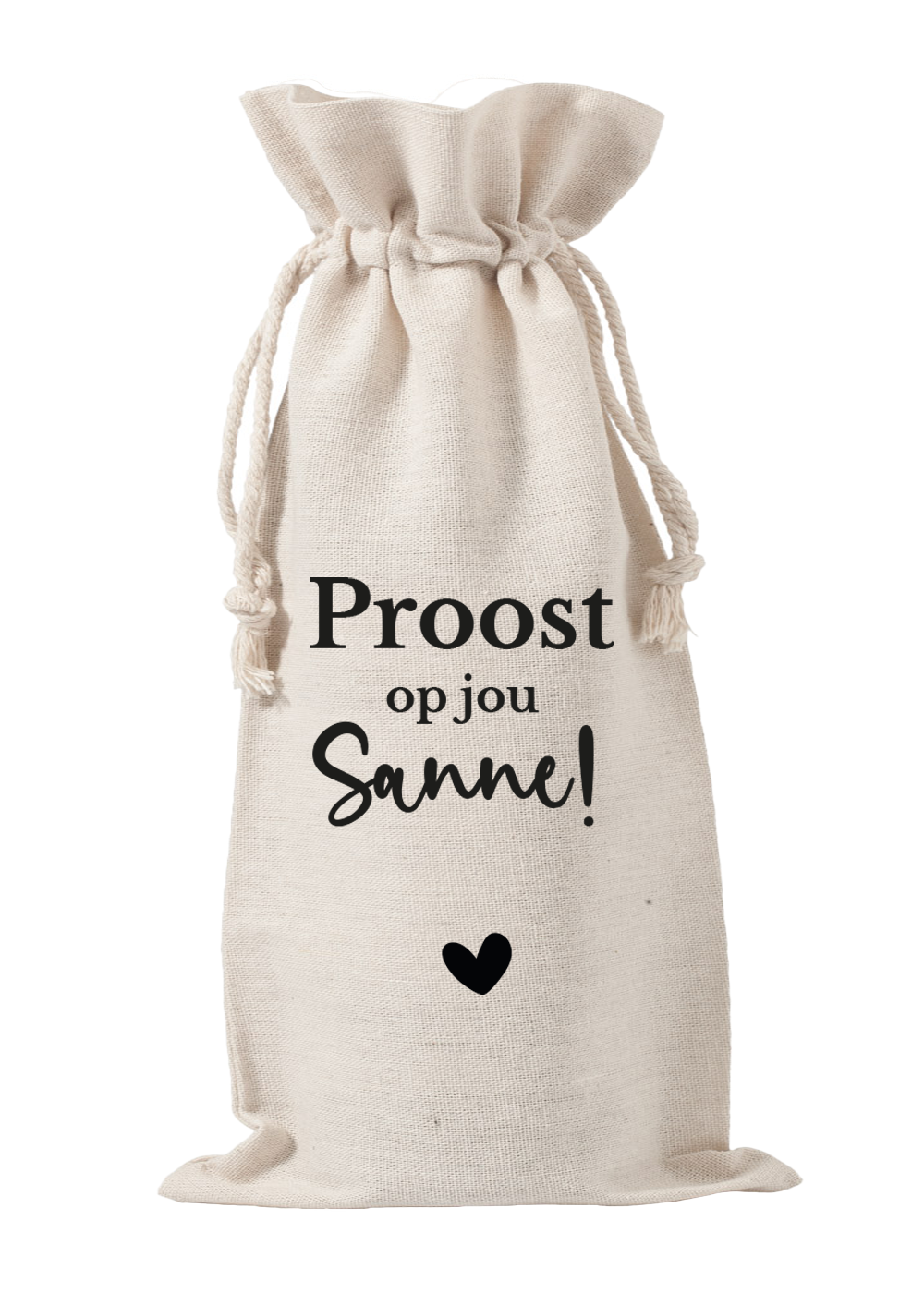 Label2X B.V. Wijnzak proost op jou! woonaccessoires homedecoratie