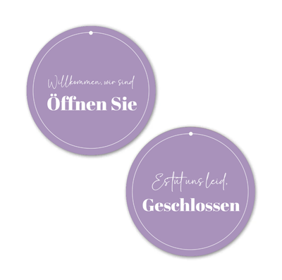 Label2X Alles voor je shop Entwerfen Sie Ihr eigenes Öffnungs- und Schließungsschild für Ihr Geschäft woonaccessoires homedecoratie