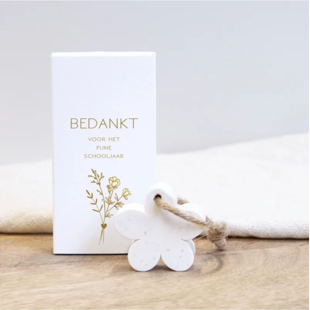 Label2X Mini giftbox met zeepbloemetje woonaccessoires homedecoratie