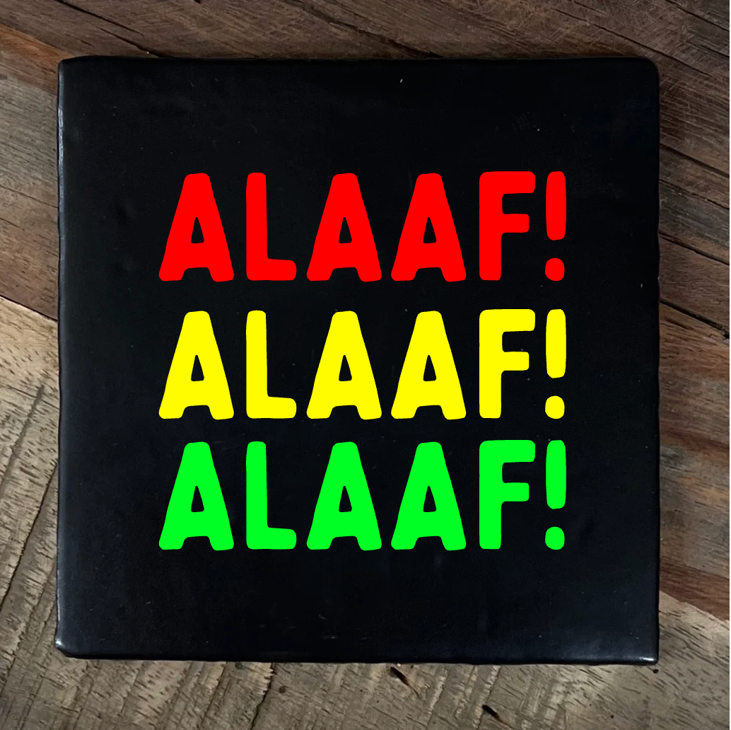 Label2X Tegeltje alaaf alaaf alaaf Tegeltje alaaf alaaf alaaf woonaccessoires homedecoratie