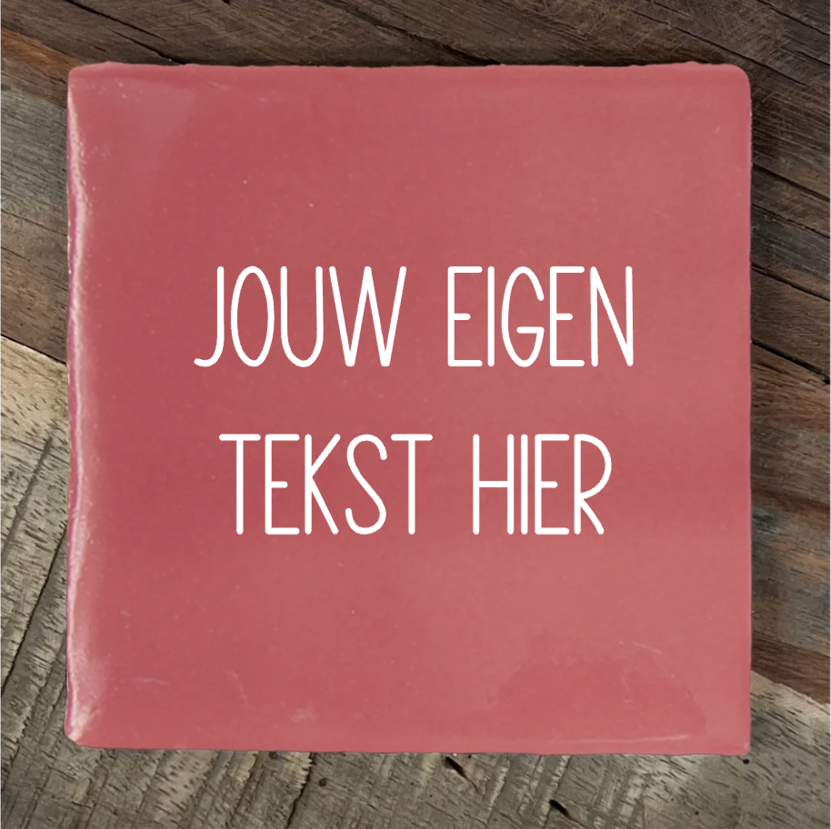 Label2X Tegeltje met eigen tekst Tegeltje met eigen tekst woonaccessoires homedecoratie