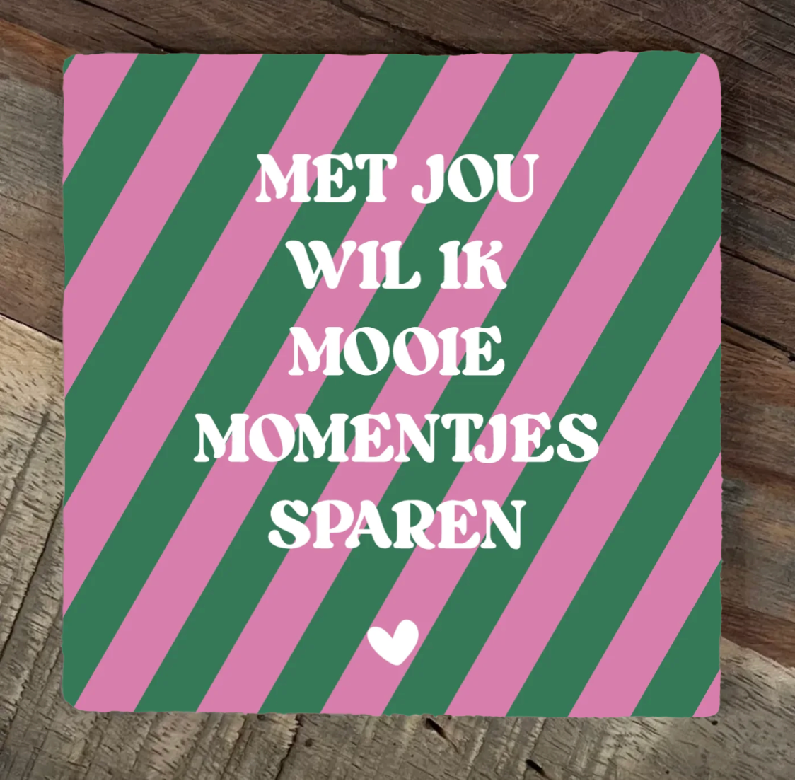 Label2X Tegeltje met jou wil ik woonaccessoires homedecoratie