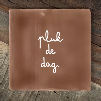 Label2X Tegeltje pluk de dag Tegeltje pluk de dag woonaccessoires homedecoratie