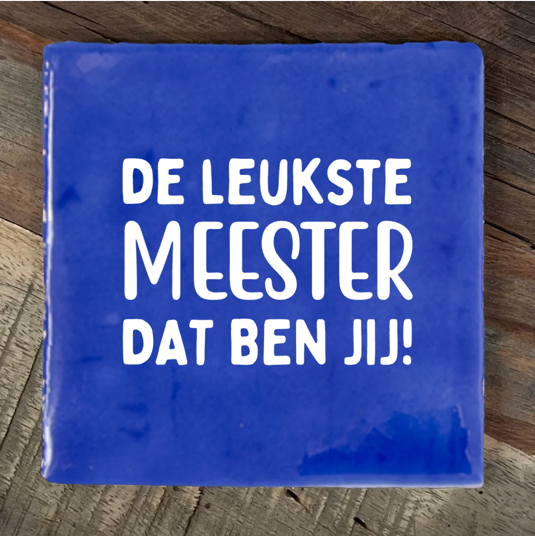 Label2X Tegeltje voor de leukste meester woonaccessoires homedecoratie