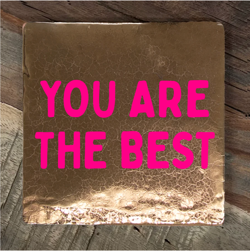 Label2X Tegeltje you are the best Tegeltje you are the best woonaccessoires homedecoratie