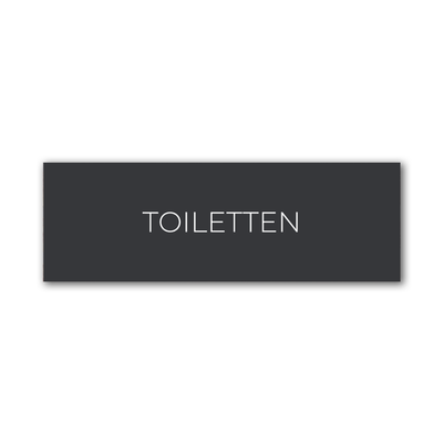 Label2X wc bordje bedrijfstoiletten