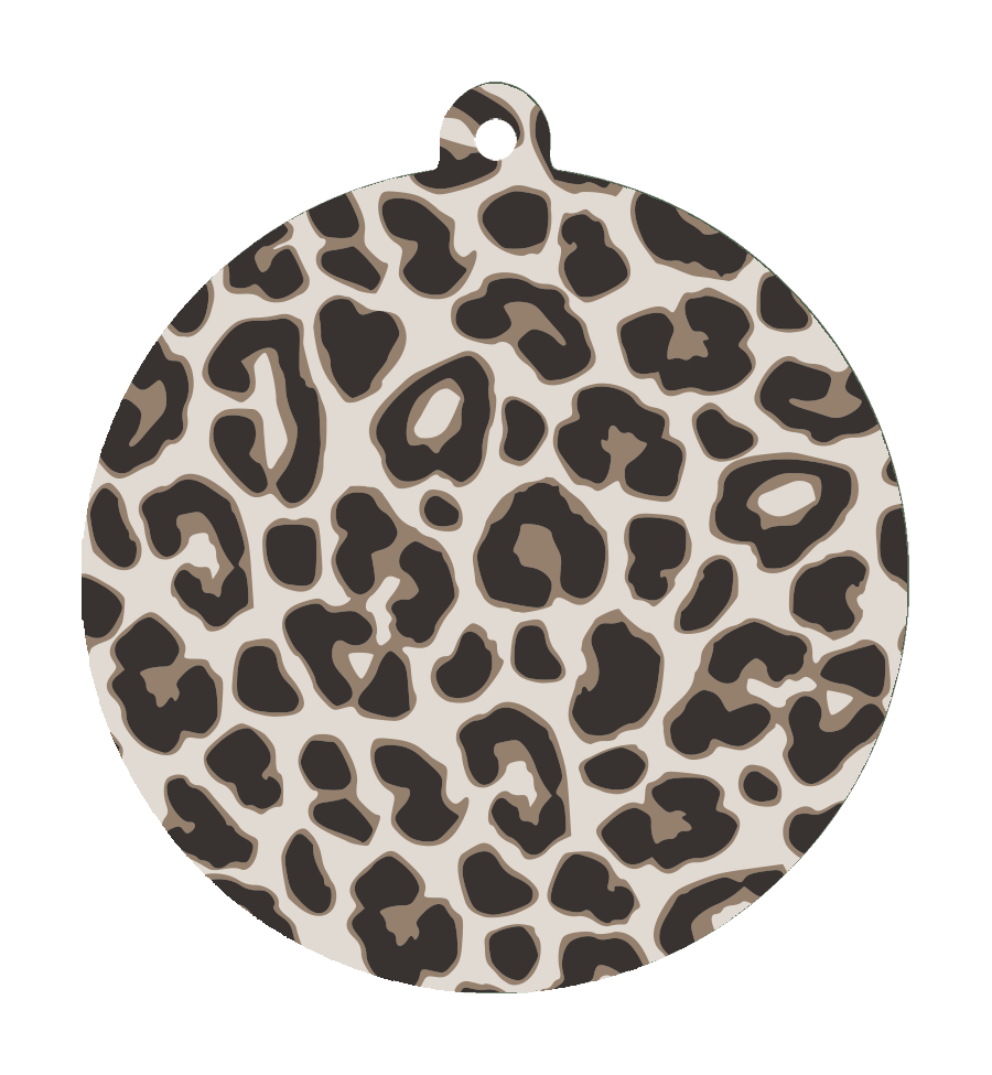 Label2X Kerstdecoratie Kersthanger leopard