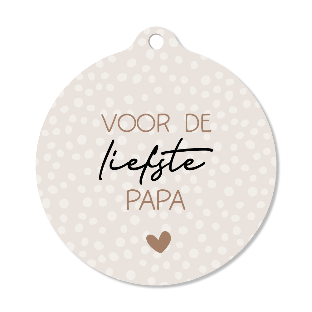 Label2X Kerstmis Kersthanger voor de liefste papa 