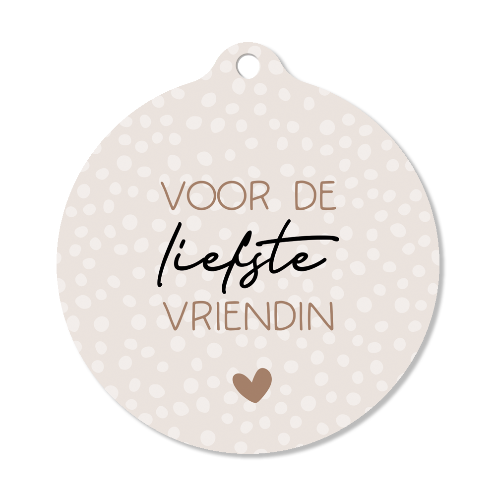 Label2X Kerstmis Kersthanger voor de liefste vriendin